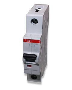 Circuit breaker S201M 1-pole B6A 10KA